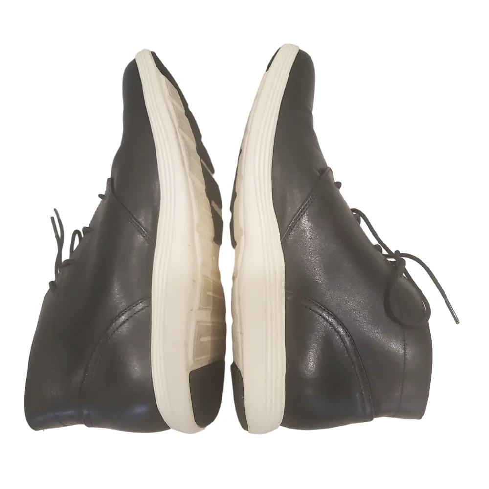Cole Haan Mens Grand Tour Chukka Boots Black C31366 Leather 11.5 M